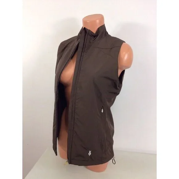 Lopez Golf Vest Sleeveless Full Zip Pockets Womens Small - Picture 1 of 7